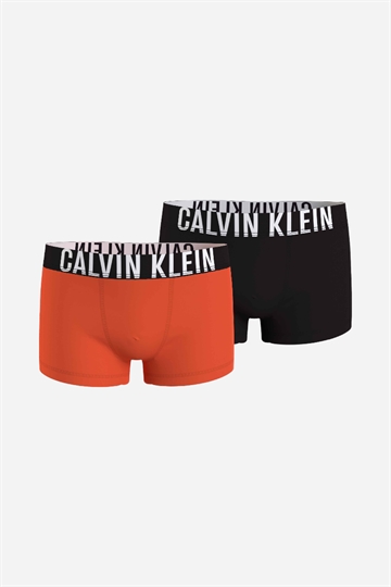 Calvin Klein Trunk Boxer - Dange Orange / Black